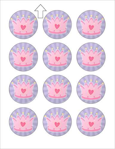 Princess Crowns Cupcake Images - Click Image to Close